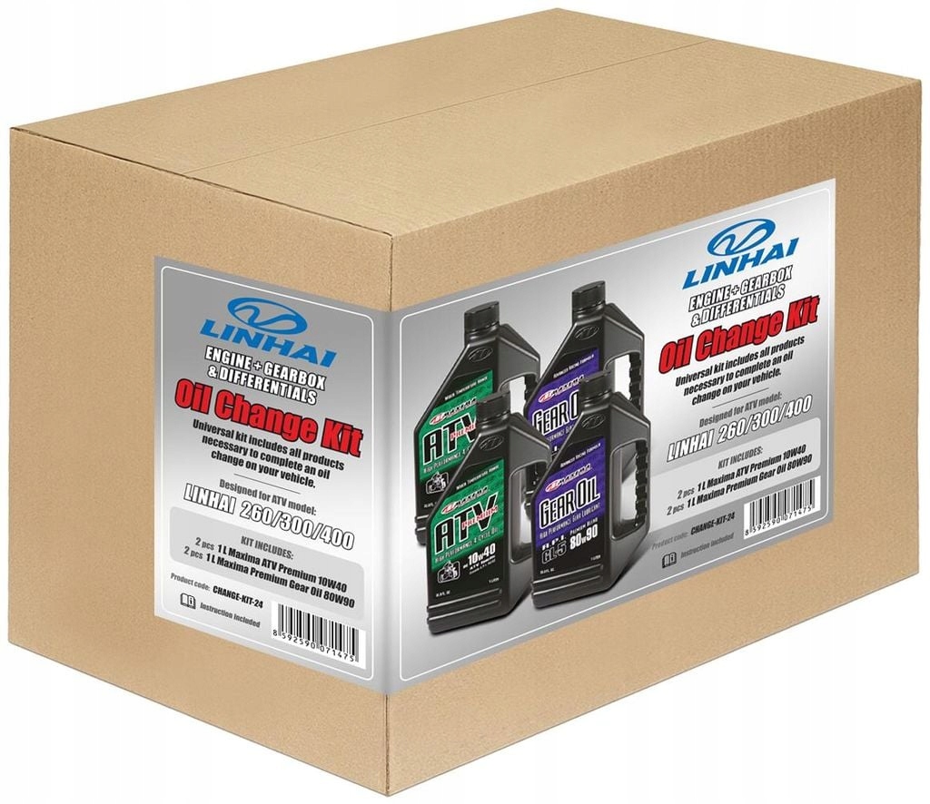 Súprava na kompletnú výmenu olejov Linhai 260/300/400 CHANGE-KIT-24
