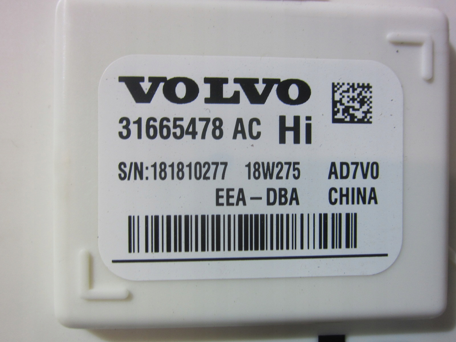 VOLVO XC60 II XC 60 XC90 module control unit KOMFORTU CEM 31665478 18R