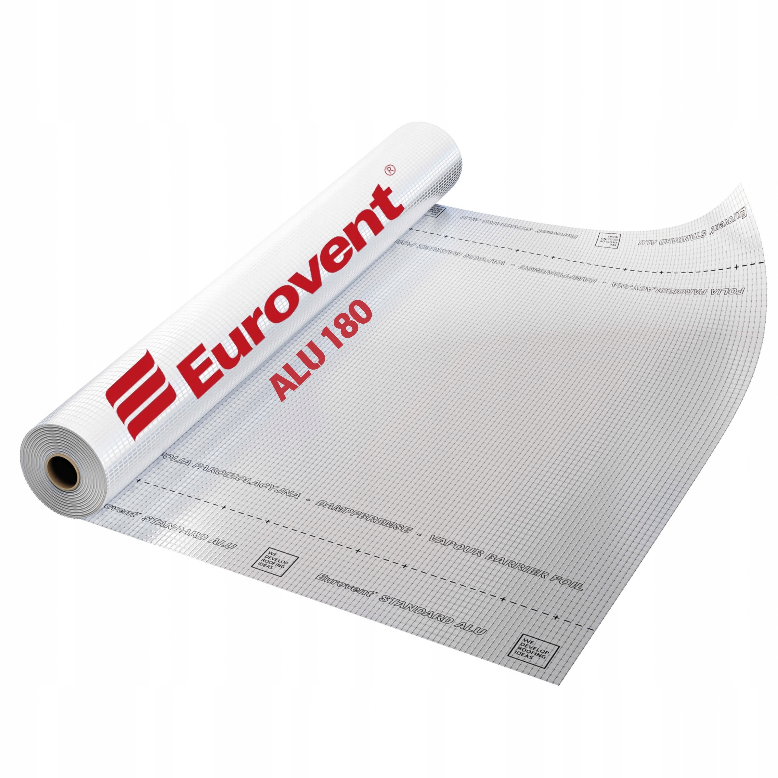 Paroizolačná Fólia Aluminiová Parotesná Eurovent Alu 180g 75 m2