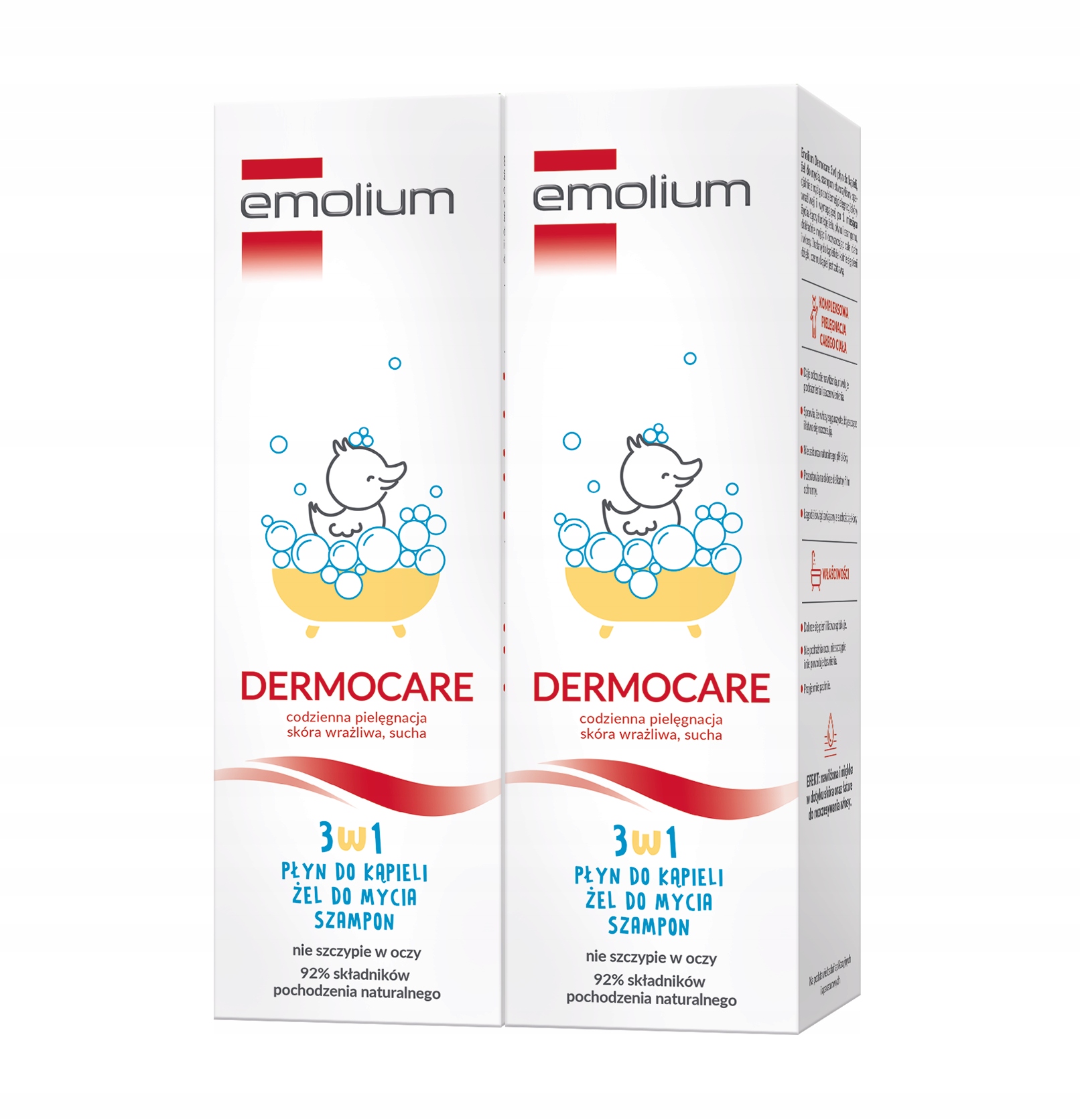 

Emolium Dermocare 3w1 Kąpiel, Mycie, Szampon x2