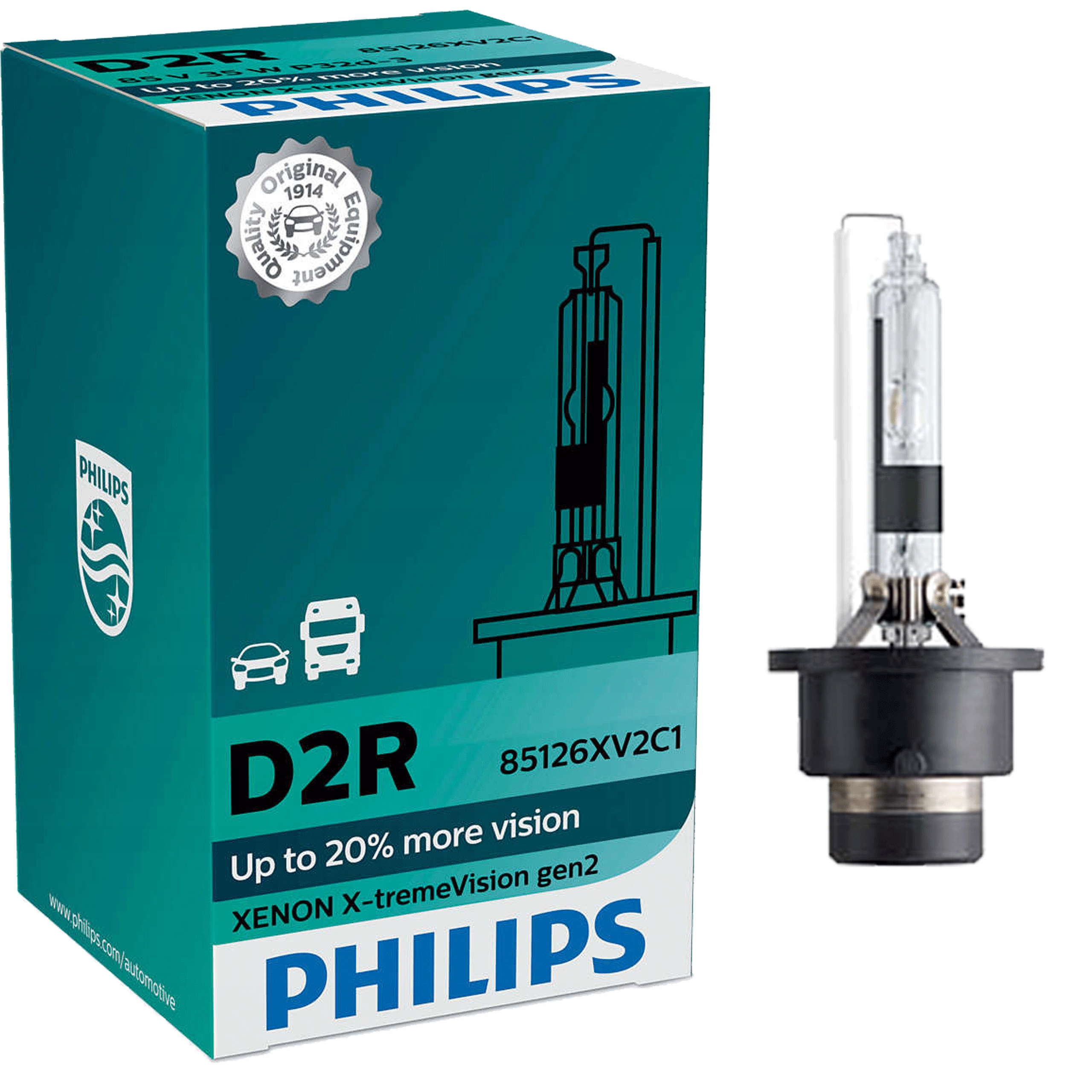Philips D2R X-Treme Vision Xenon Žiarovka 4800K