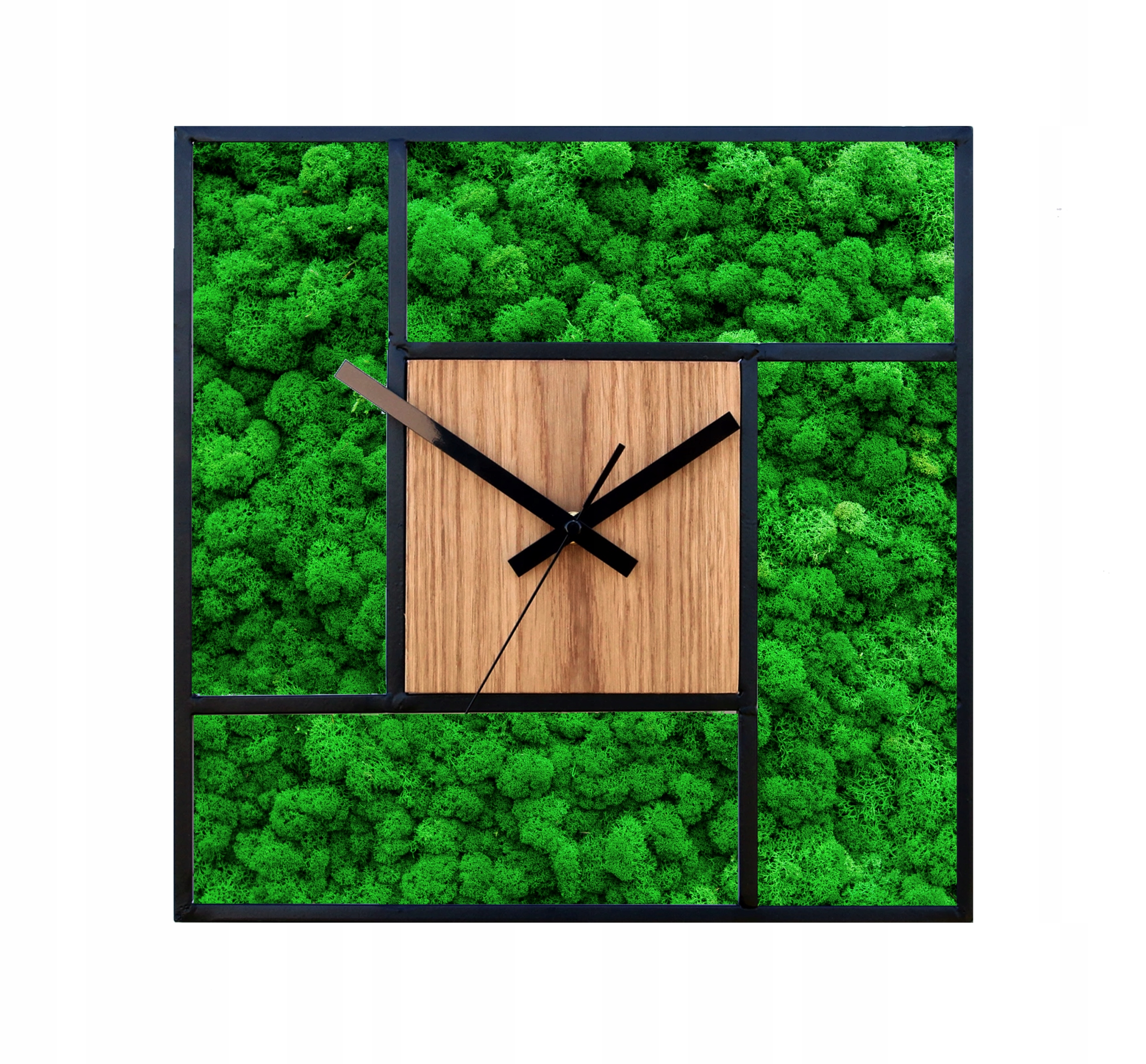 ZEGAR LOFT RETRO METAL DREWNO MECH CHROBOTEK 33CM