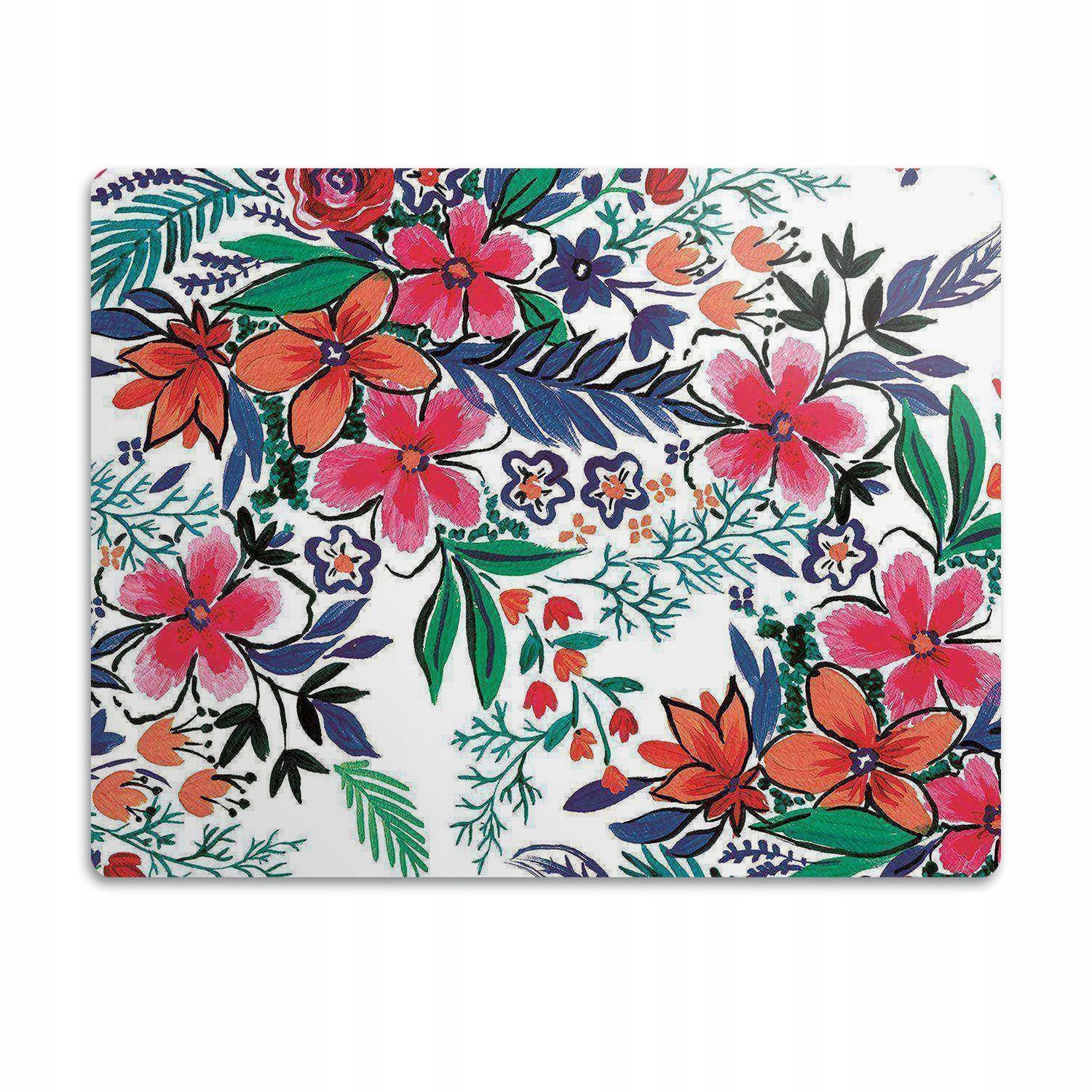 Levně Pro psa kočku podložka pod misku Barevné květiny 60x40