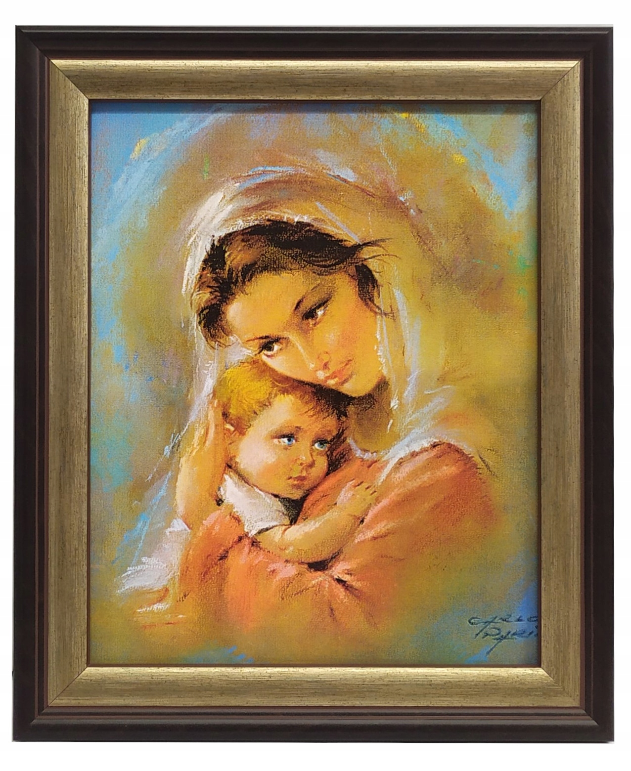 

Obraz Matka Boska Boża Karmiącej Rama Drewno 25X30