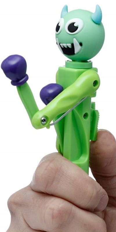 

Boksujący długopis potworki Śmieszny czarny Boks