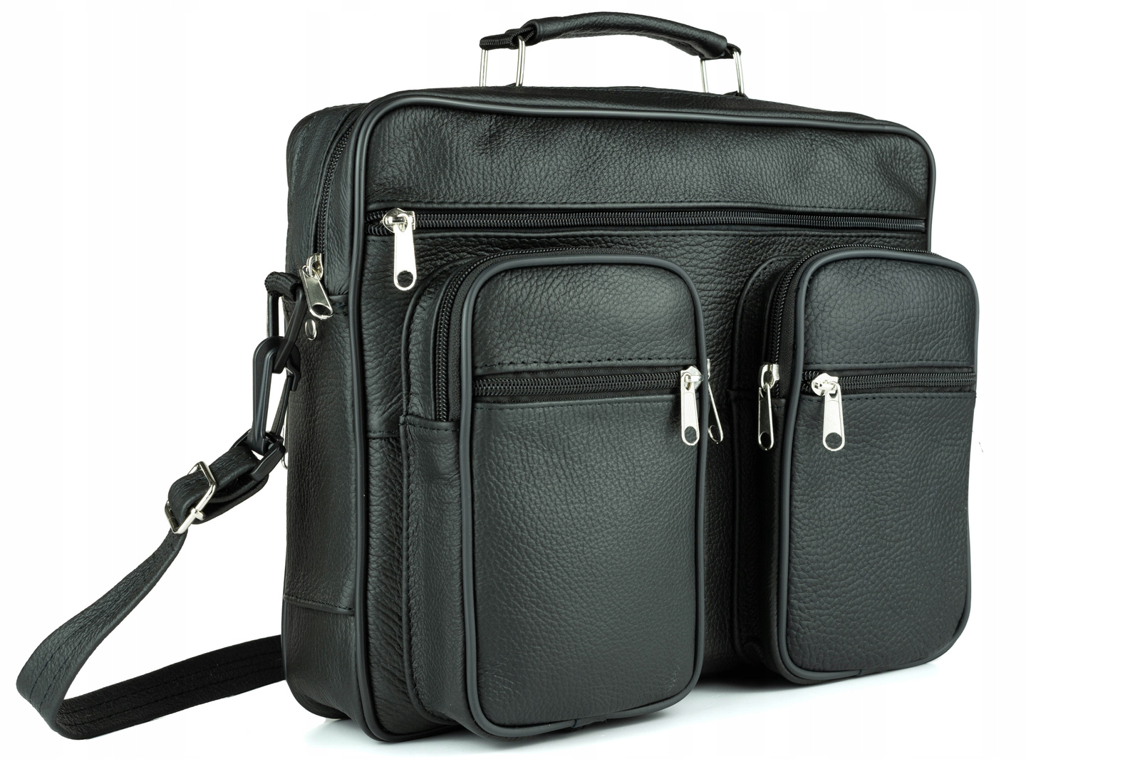 Pánská kožená taška Velká Kabelka Přes Rameno do práce A4