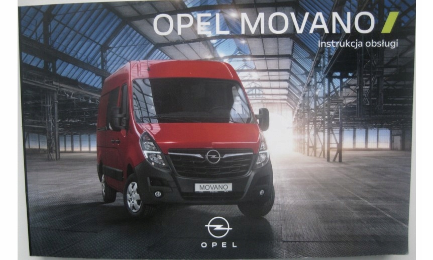 OPEL MOVANO B 2019-2022 польське керівництво по експлуатації