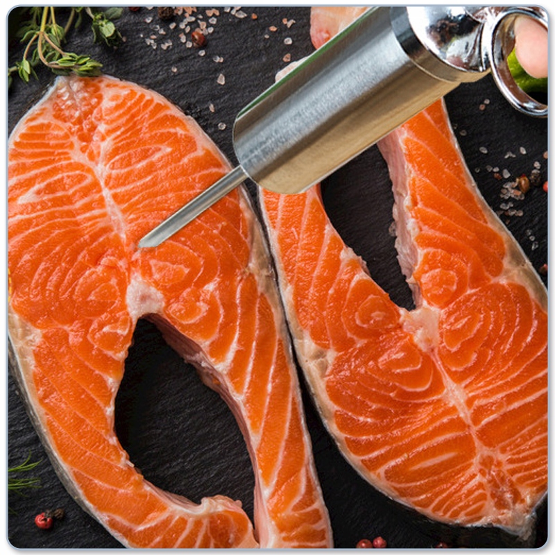 PROFESJONALNA STRZYKAWKA DO PEKLOWANIA MIĘSA NASTRZYKIWACZ 60 ml 3 IGŁY Materiał metal