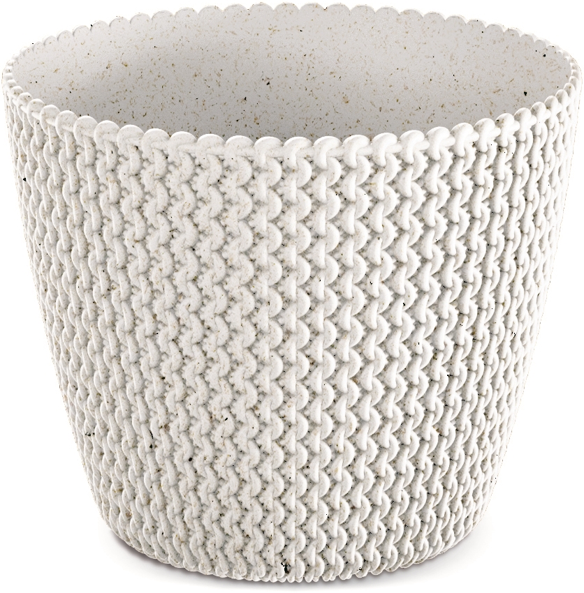 

Doniczka dekoracyjna Eco 19 CM Biała