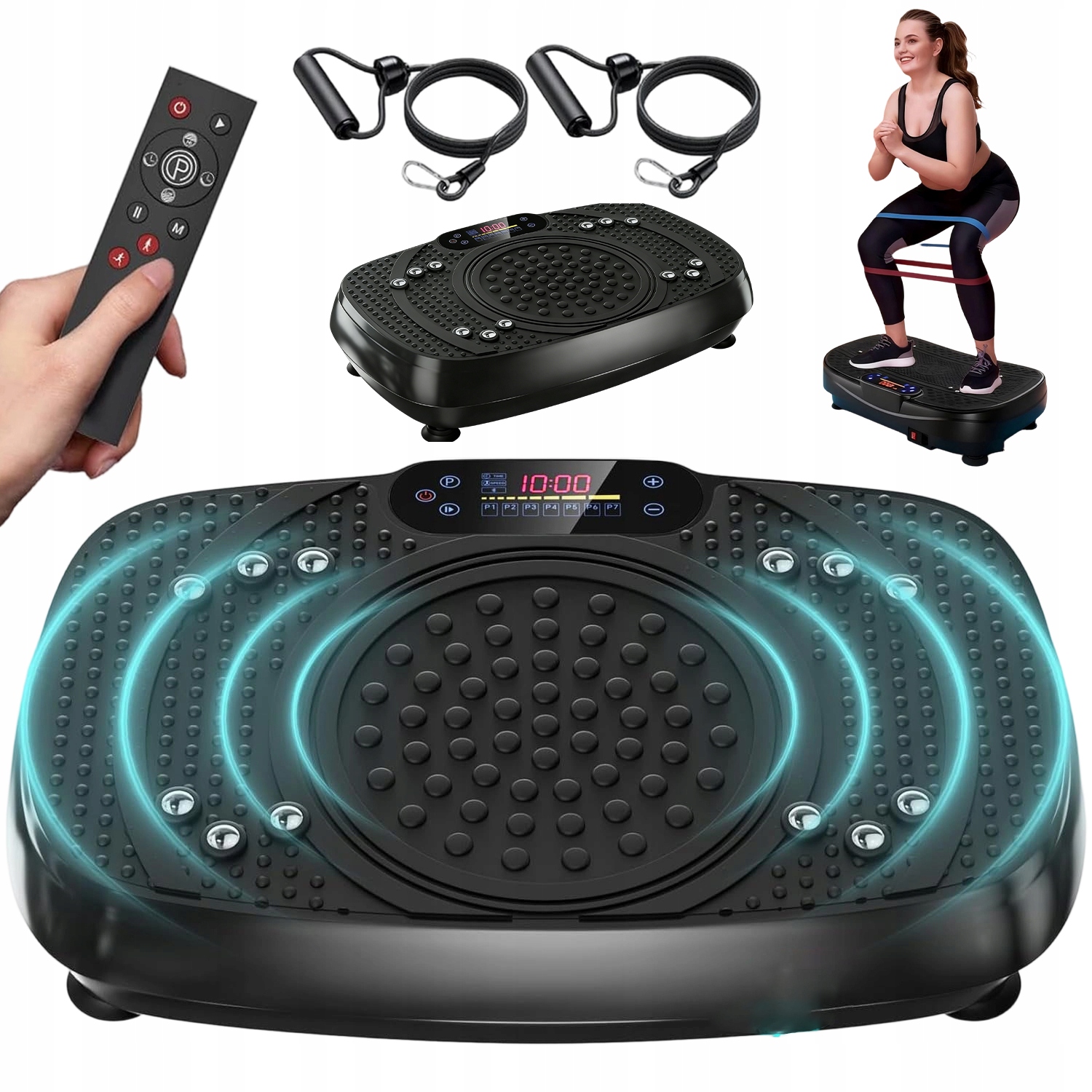 Vibrační Platforma Vibrační Tréninkový Masážní Přístroj Spalování Tuků Dálkové Ovládání