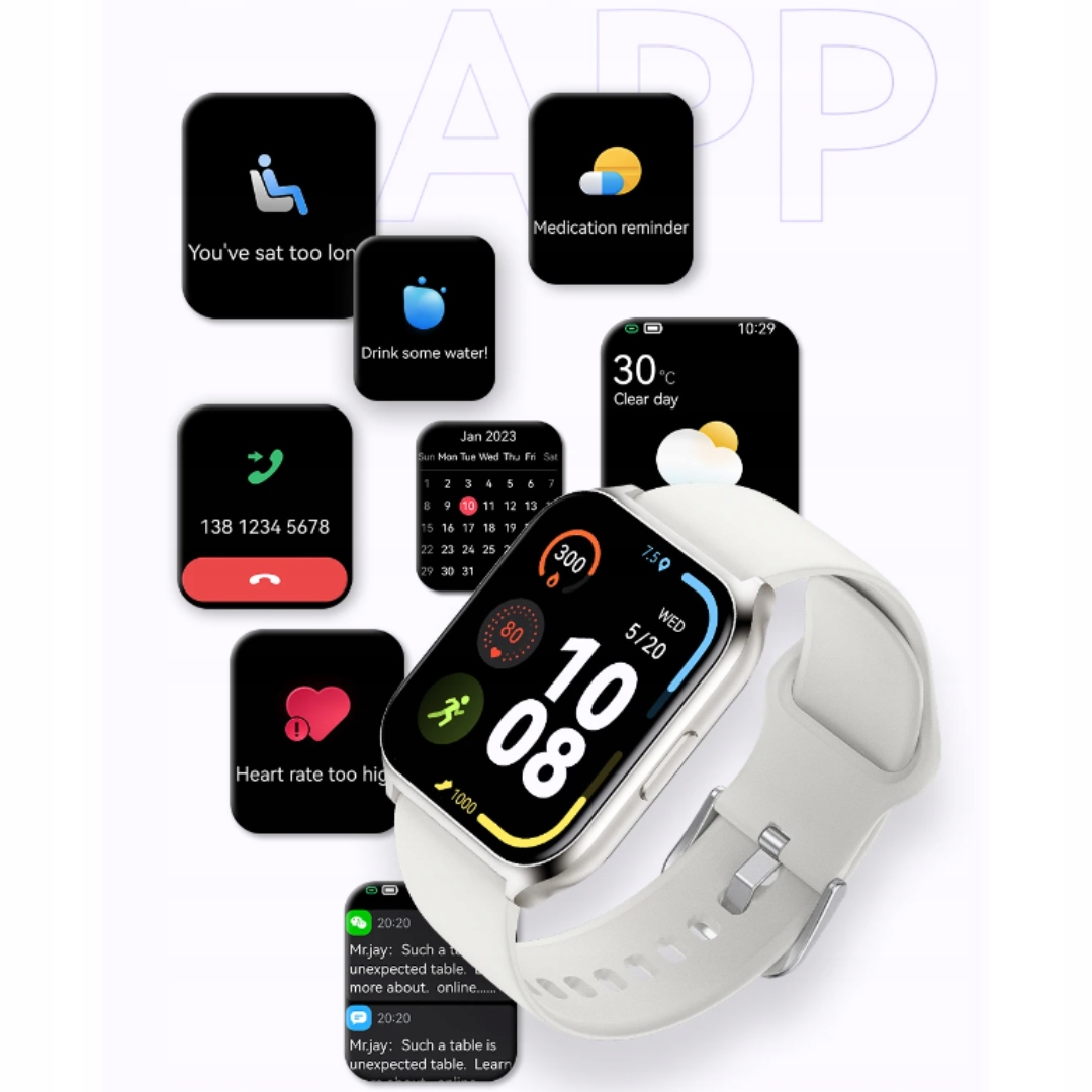 SMARTWATCH HAYLOU WATCH PRO 2 FITNESS Kolor koperty czarny