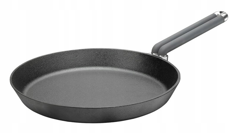 Skeppshult Patelnia 32cm, obrotowa rączka,silikon szwedzka żeliwna