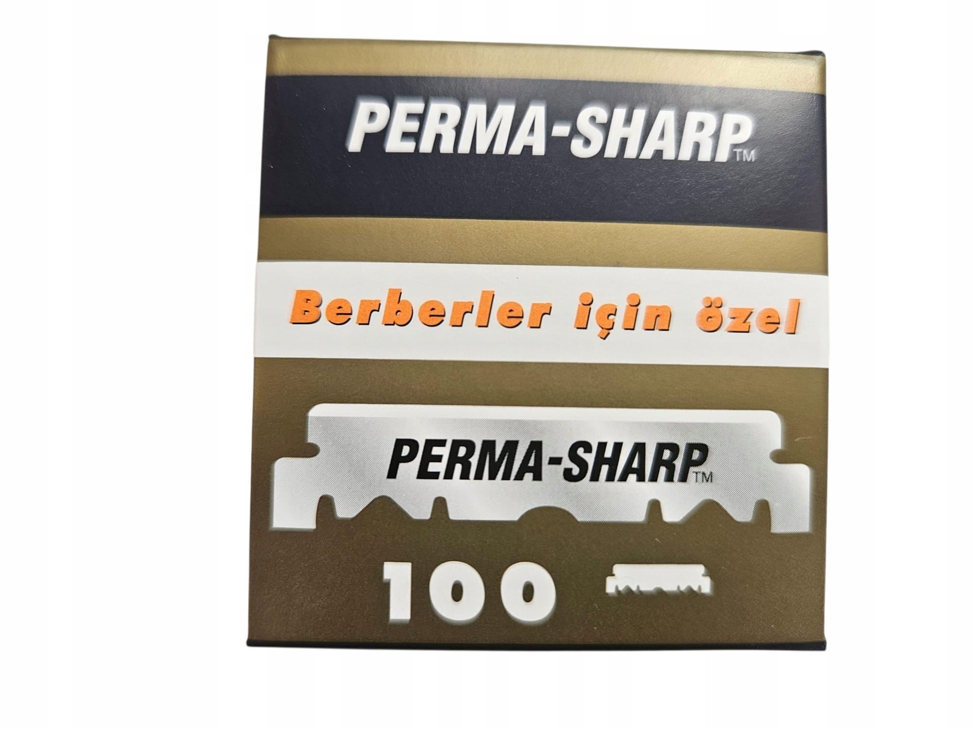 PERMA SHARP 100 SZTUK żyletki połówki