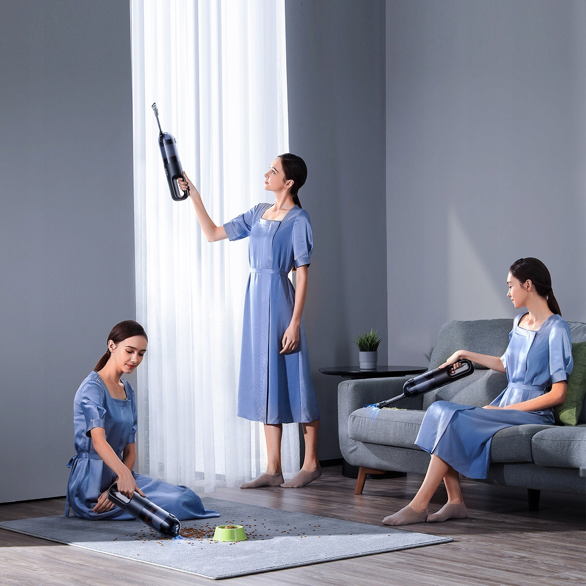 MOCNY ODKURZACZ SAMOCHODOWY BEZPRZEWODOWY UNIWERSALNY 5000PA + 15 WORKÓW Producent Baseus