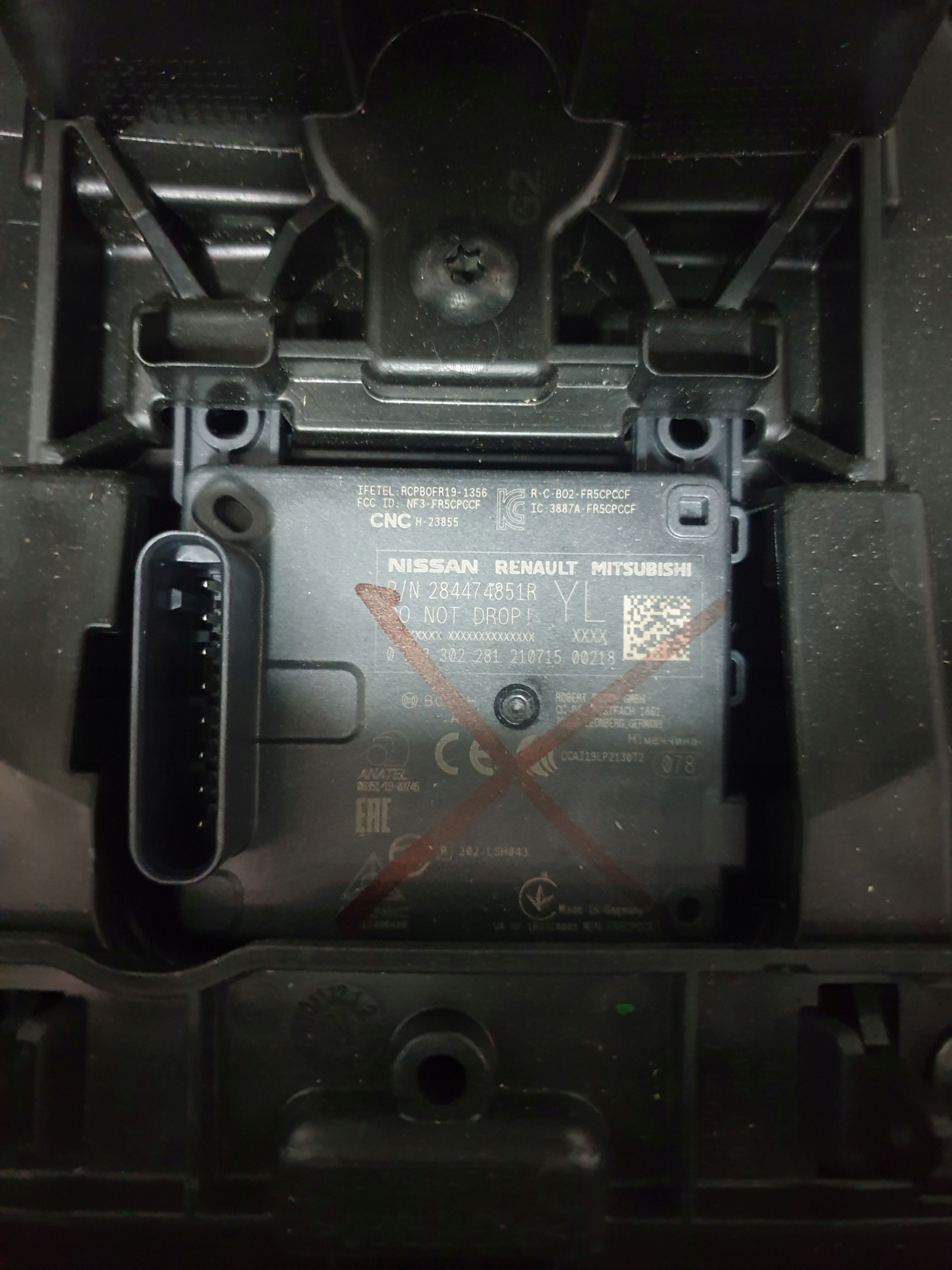 RENAULT SCENIC V 5 E-TECH 24-> bumper front front PDC RADAR