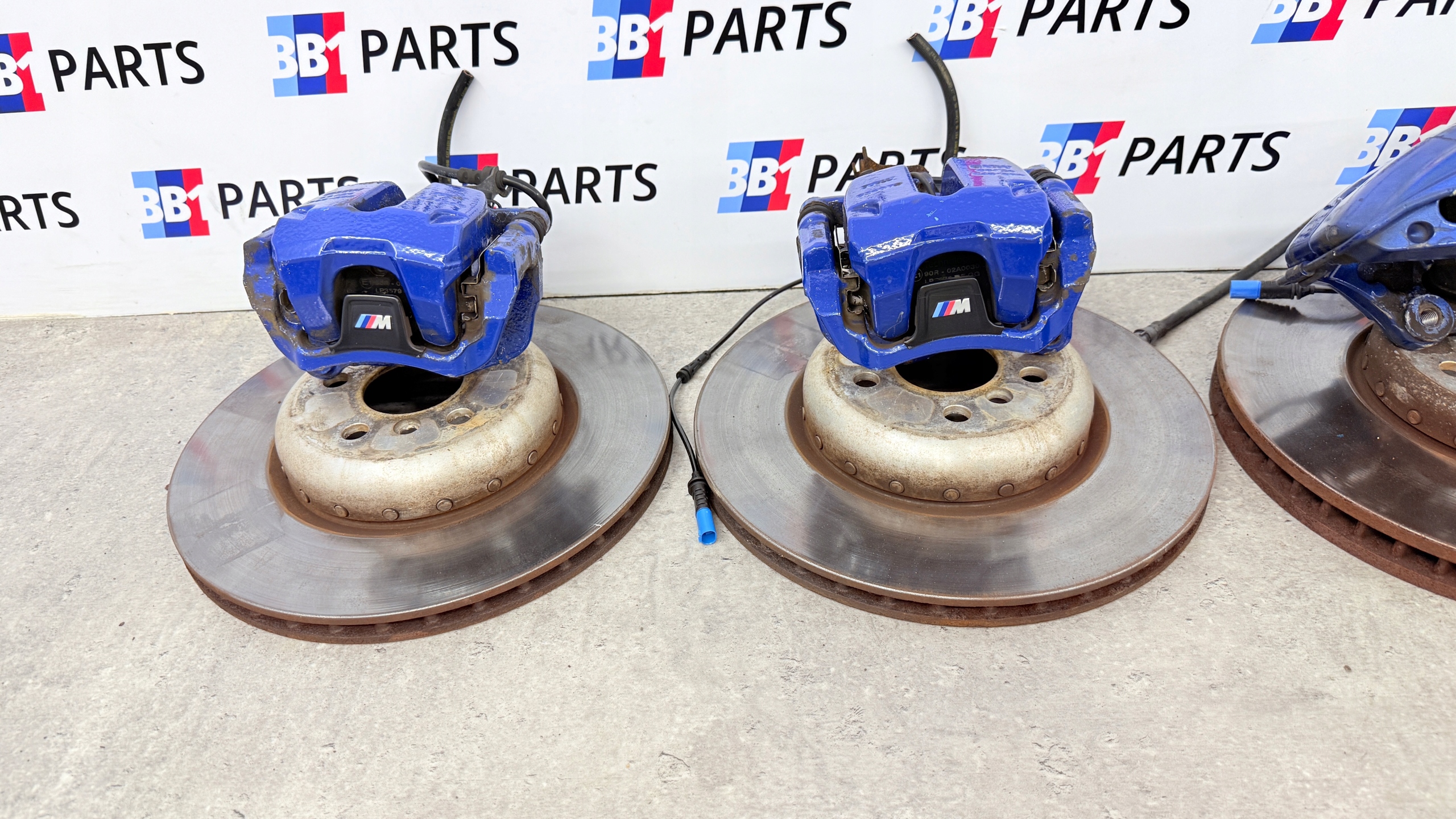 BMW G01 X3 calipers discs HAMULCE 348/345 MPAKIET blue M-PERFORMANCE