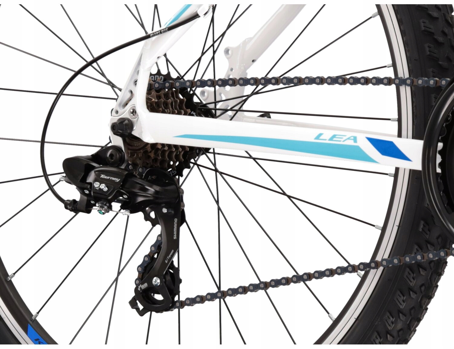 Rower górski MTB Kross LEA 1.0 rama 13 cali XXS koło 26 " biały SHIMANO Rozmiar ramy 13 cali