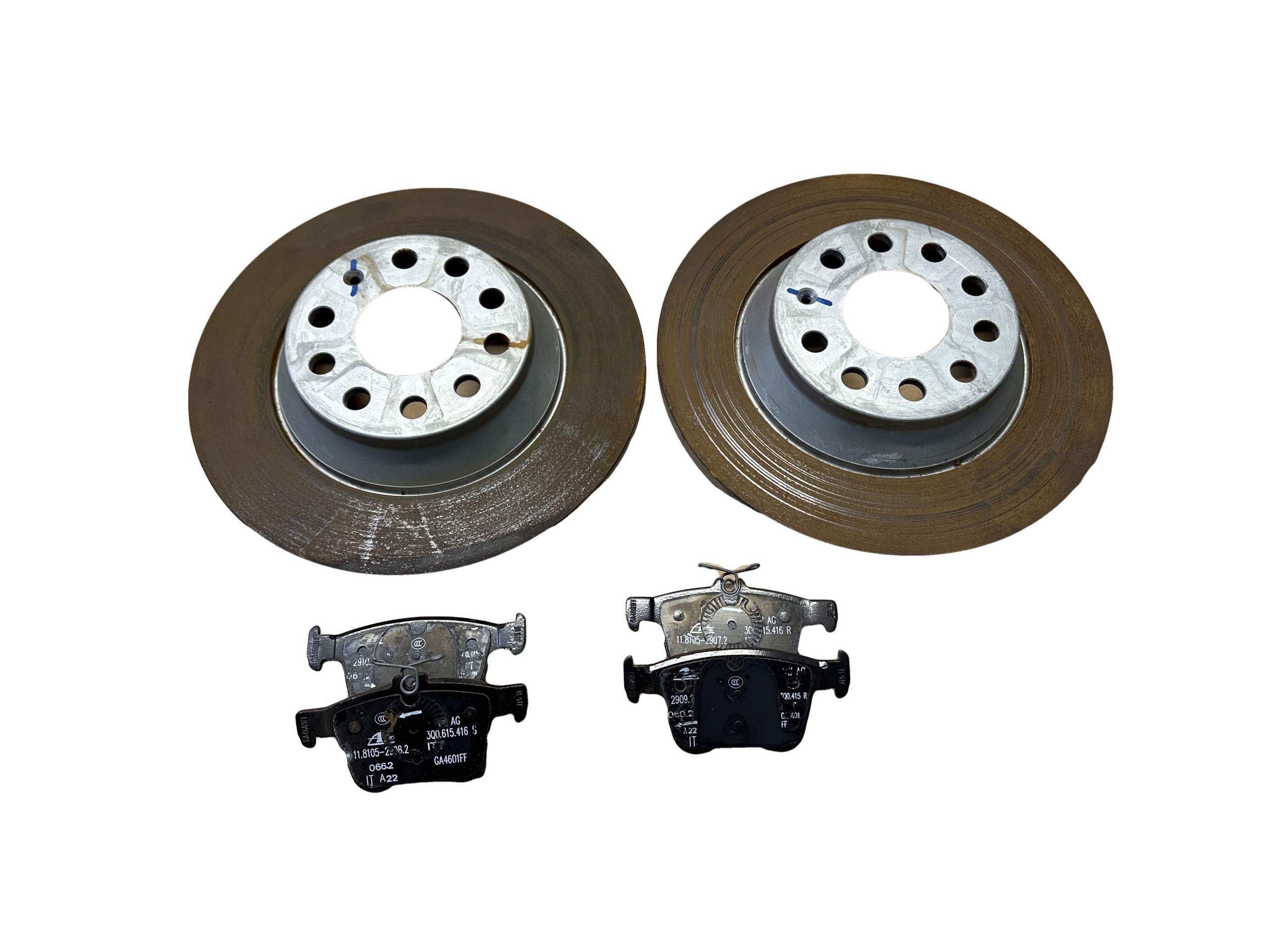 AUDI Q3 VW TIGUAN discs plates rear part 3Q0615601A