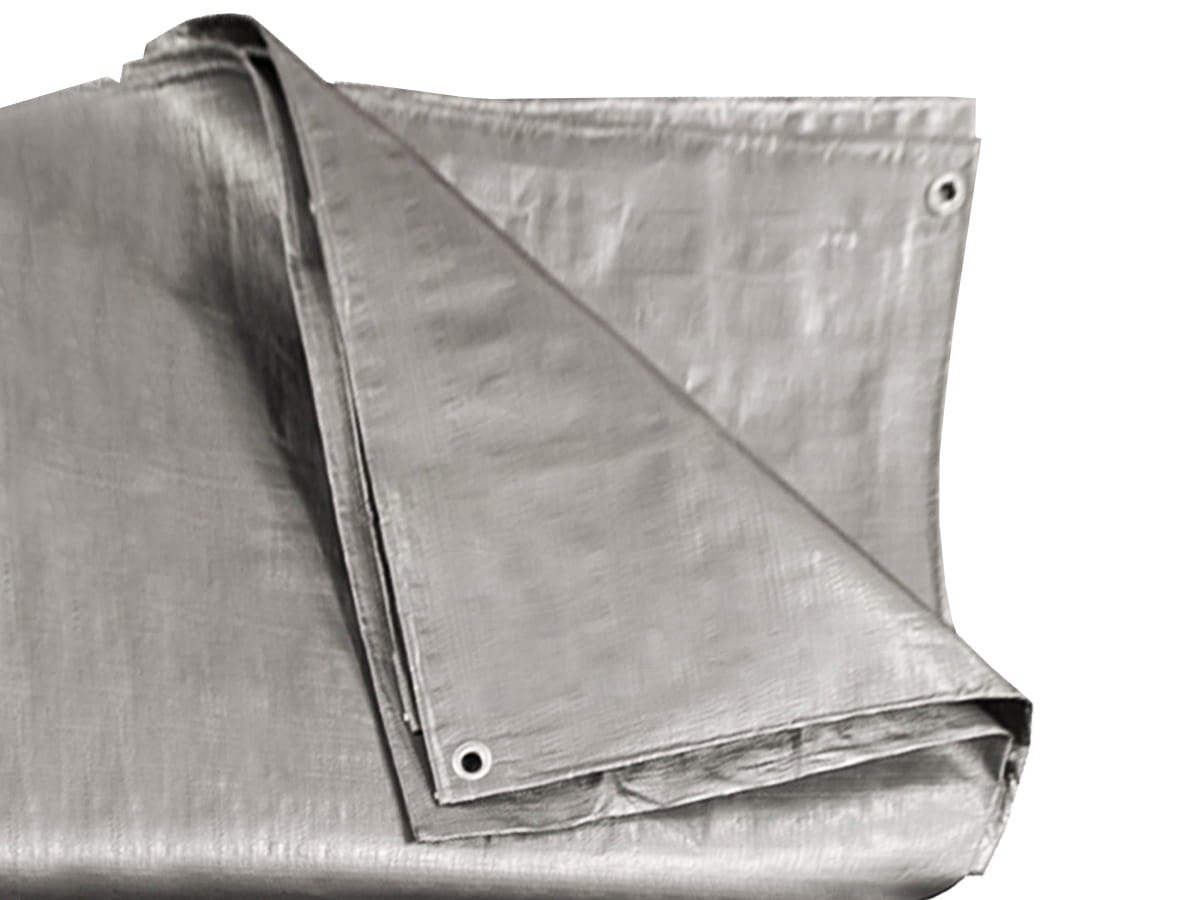 Plandeka srebrna Mega Gruba 130 g/m2 - 3x5 m — 8