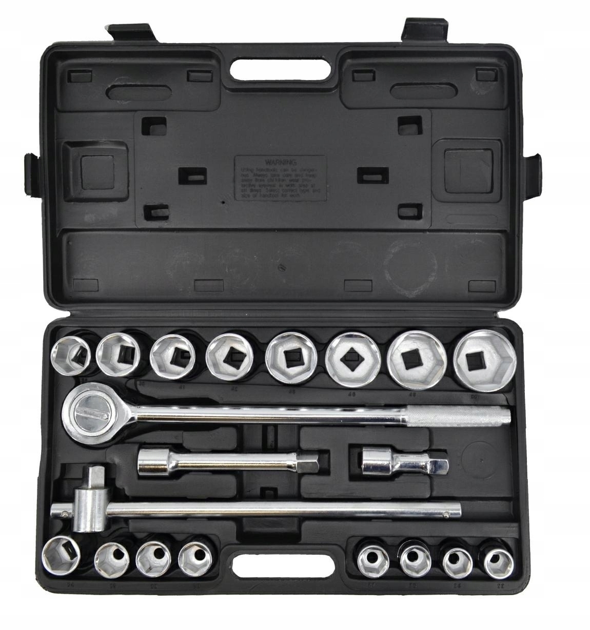 Awtools Sada Kľúčov 21 ks 3/4" Plastový Kufor