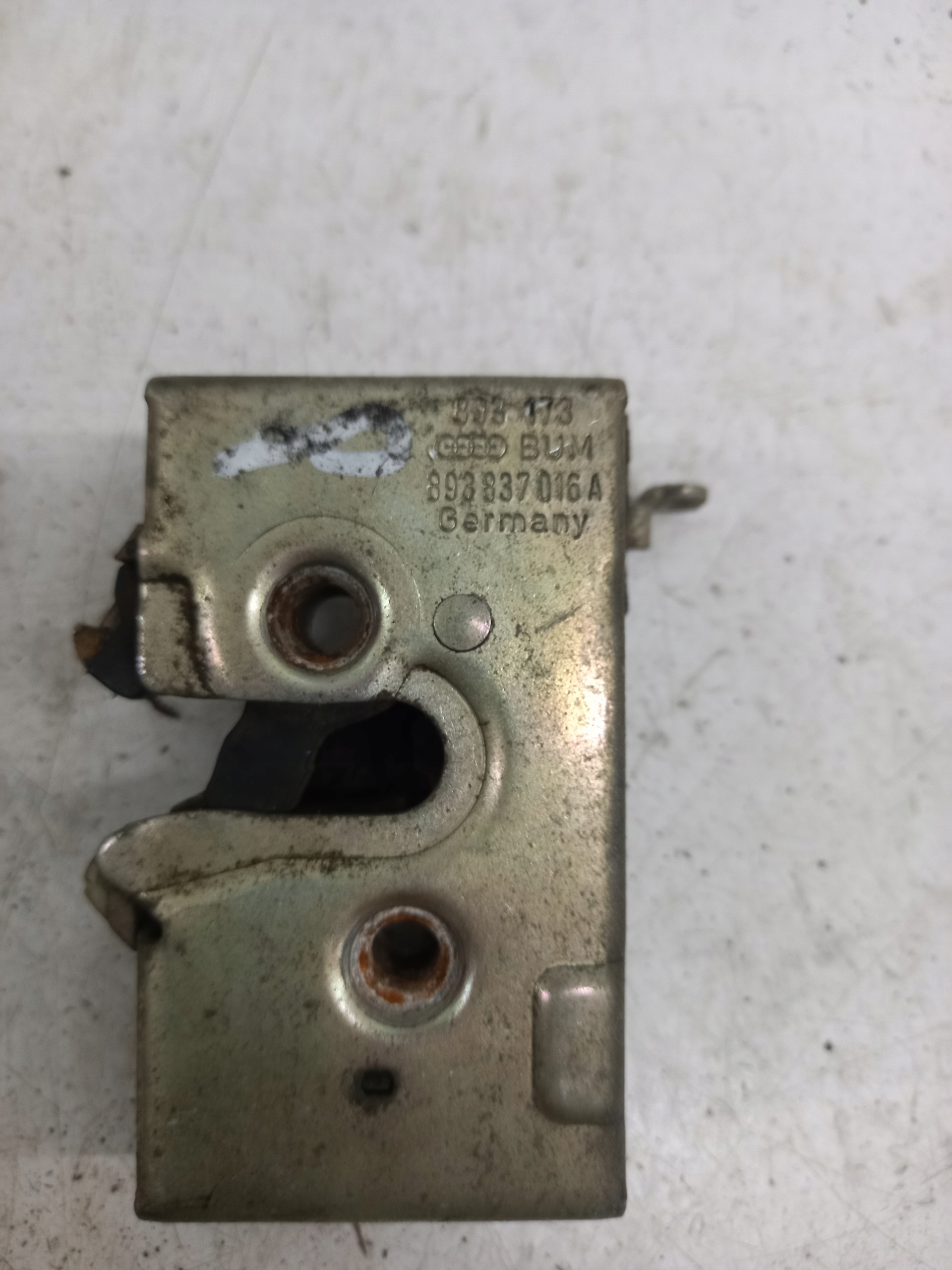 lock door right front AUDI 80 B3 893837016C