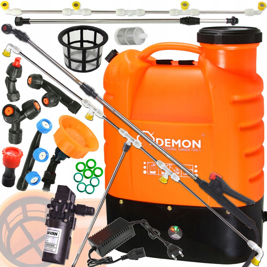 Opryskiwacz Akumulatorowy Elektryczny Plecakowy 16L Ciśnieniowy Demon