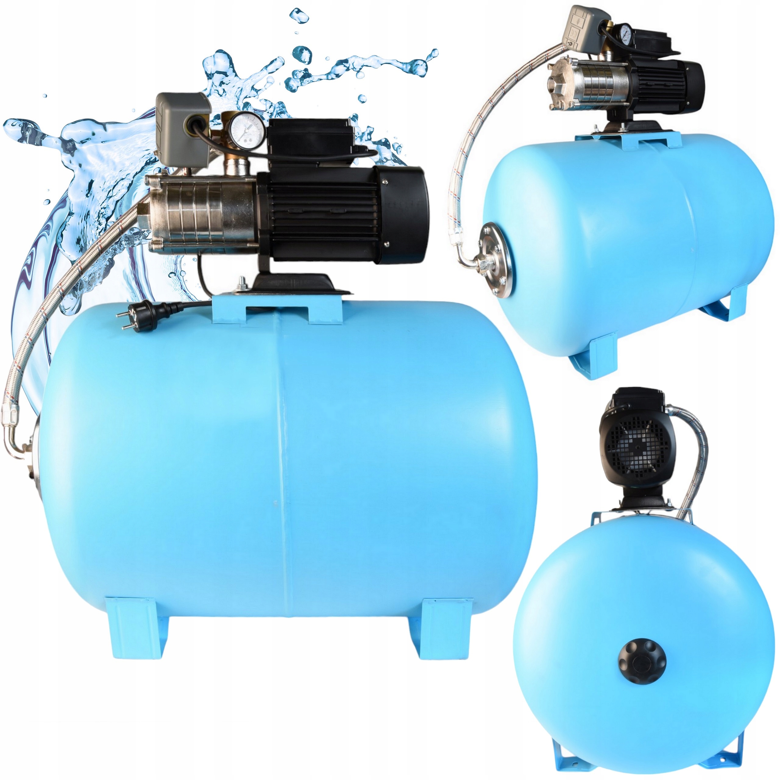 Hydrofor Na Vodu 80L Čerpadlo Alpinox 550W Silné rotory Inox Premium 4200 l/h
