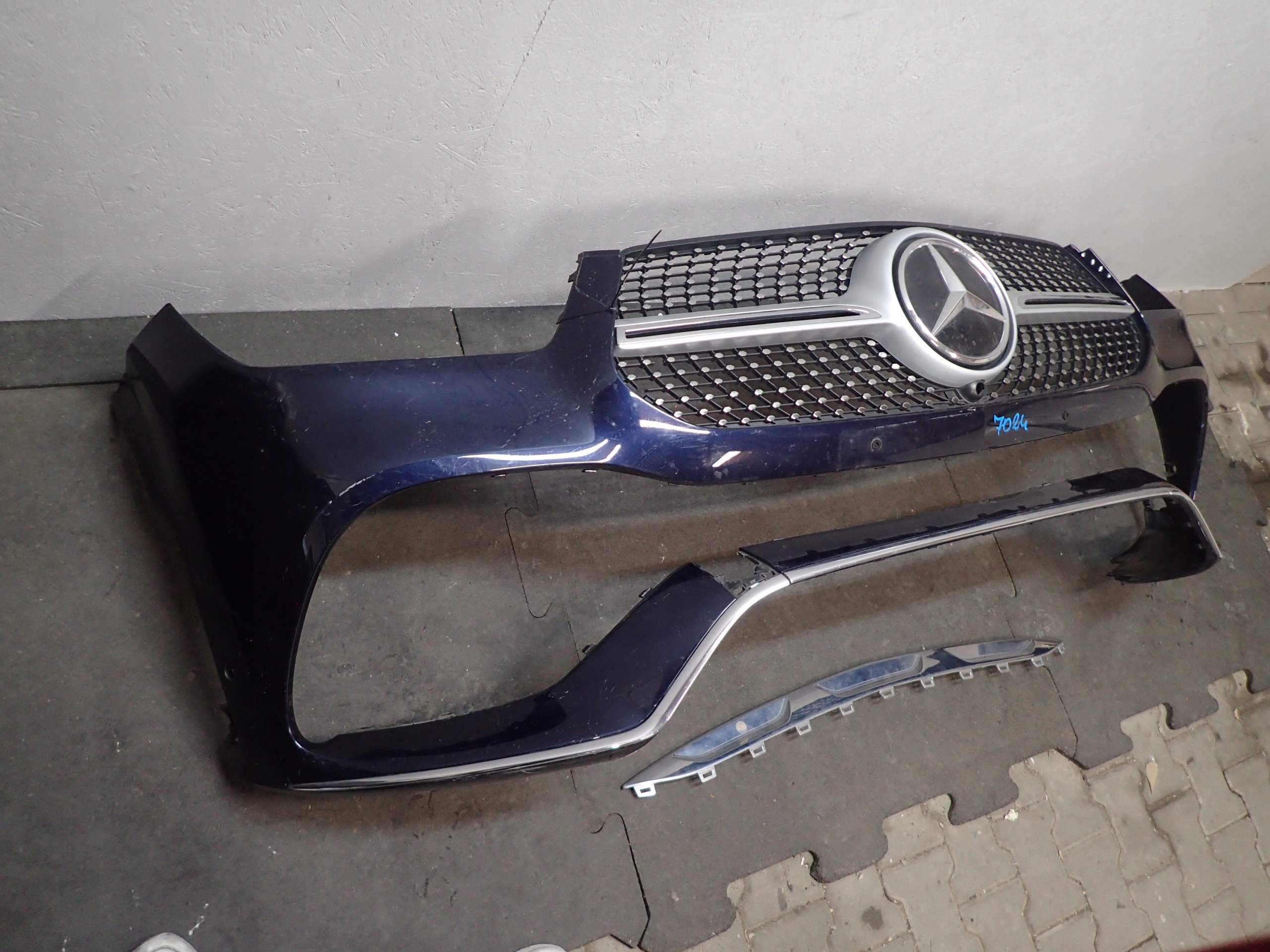 BUMPER FRONT MERCEDES GLE W167 AMG
