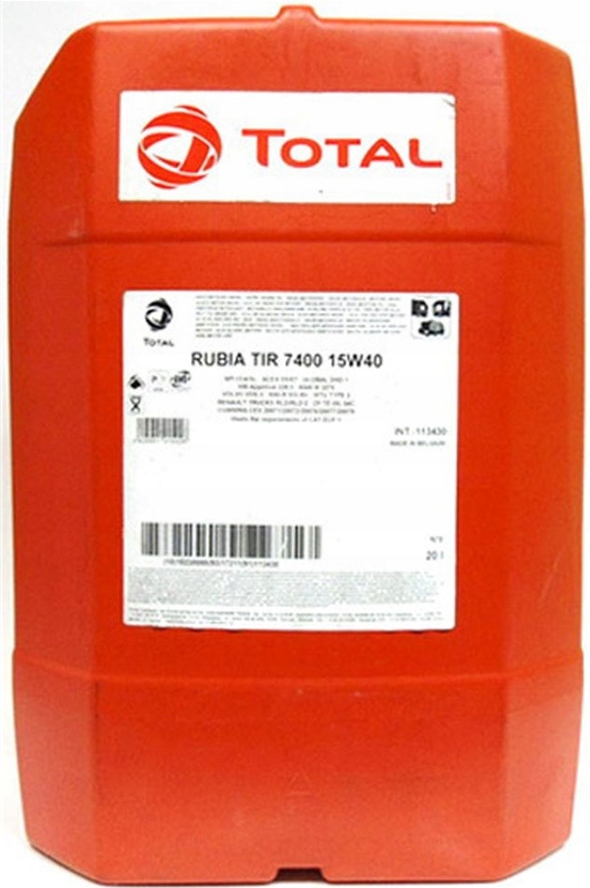 TOTAL RUBIA TIR 7400 15W40 20L