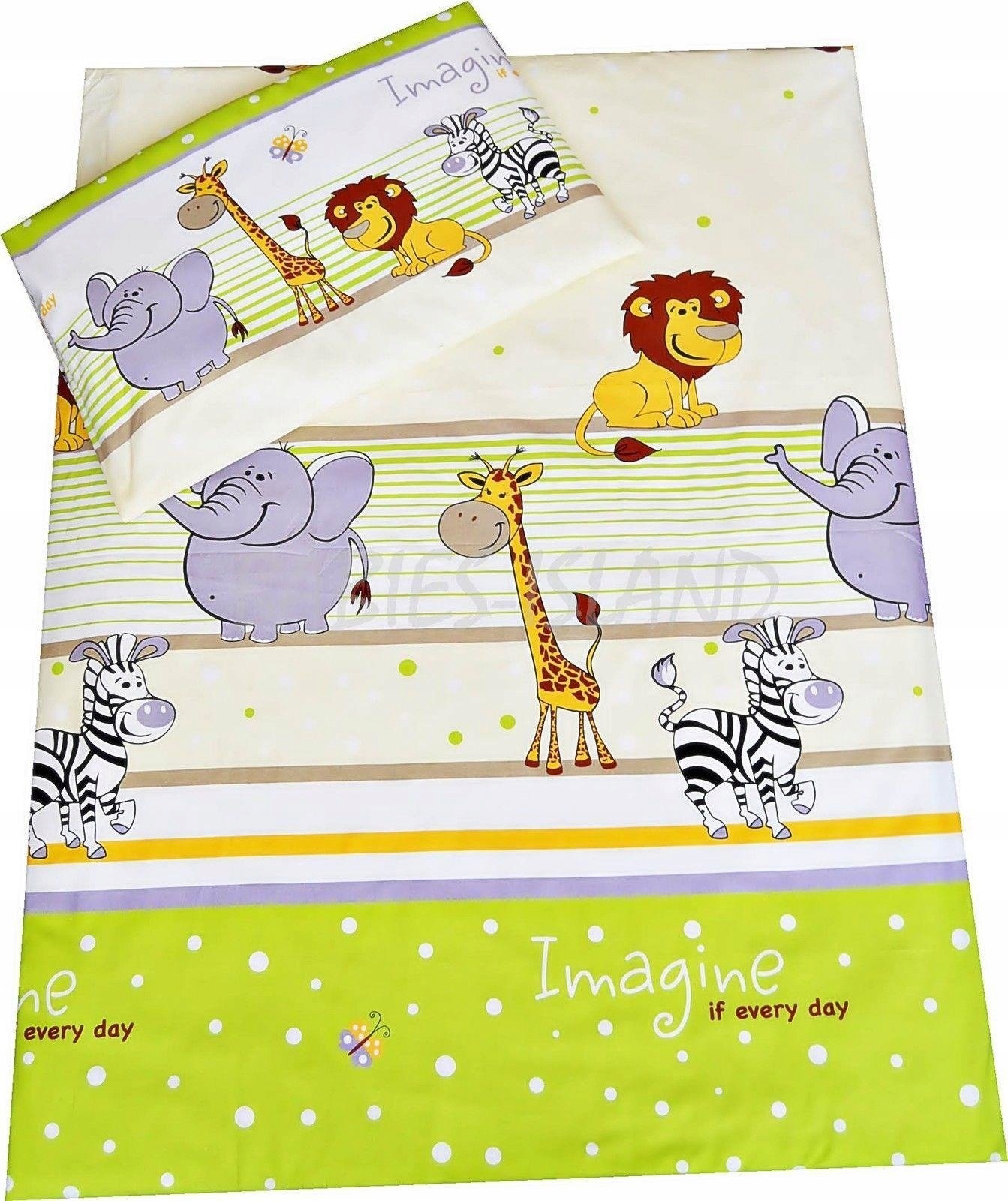 

Pościel Zebra Słoń Safari Dżungla Zoo 140X200
