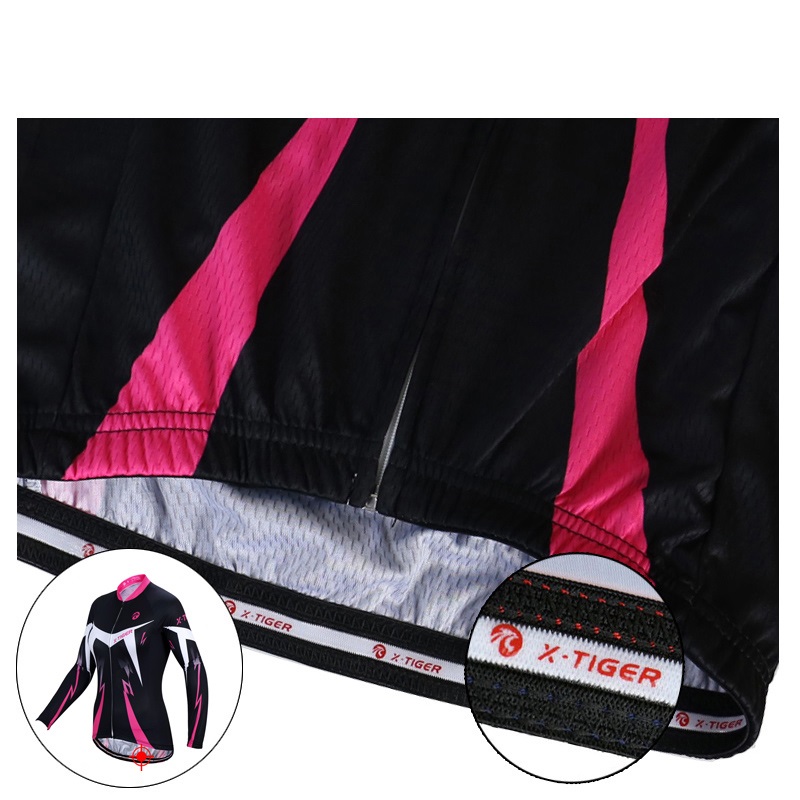 LEGINSY ROWEROWE BLUZA OCIEPLANY STRÓJ DAMSKI Z WKŁADKĄ ŻELOWĄ X-TIGER Rozmiar XXL