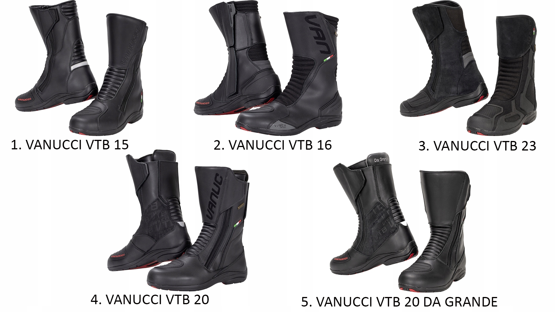 Buty Motocyklowe Turystyczne Membrana Motor Czarne Model vtb