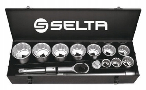 Selta ZESTAW NARZĘDZIOWY, 12-KĄTNY 1", 15 CZ