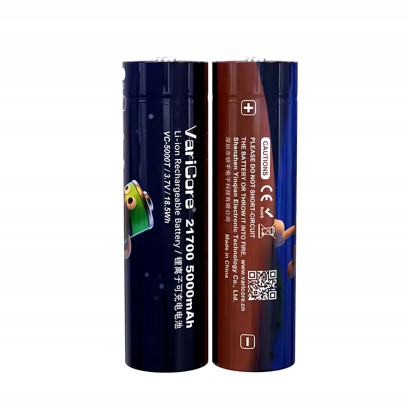 Akumulátor baterie s článkem VariCore VC-5000T Type-C 21700 3.7V Li-ion 4 ks