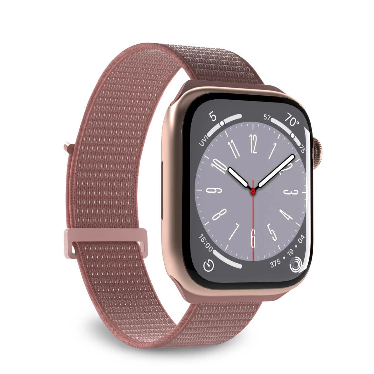 Nylonový řemínek Puro Sport pro Apple Watch 38 40 41 mm růžový