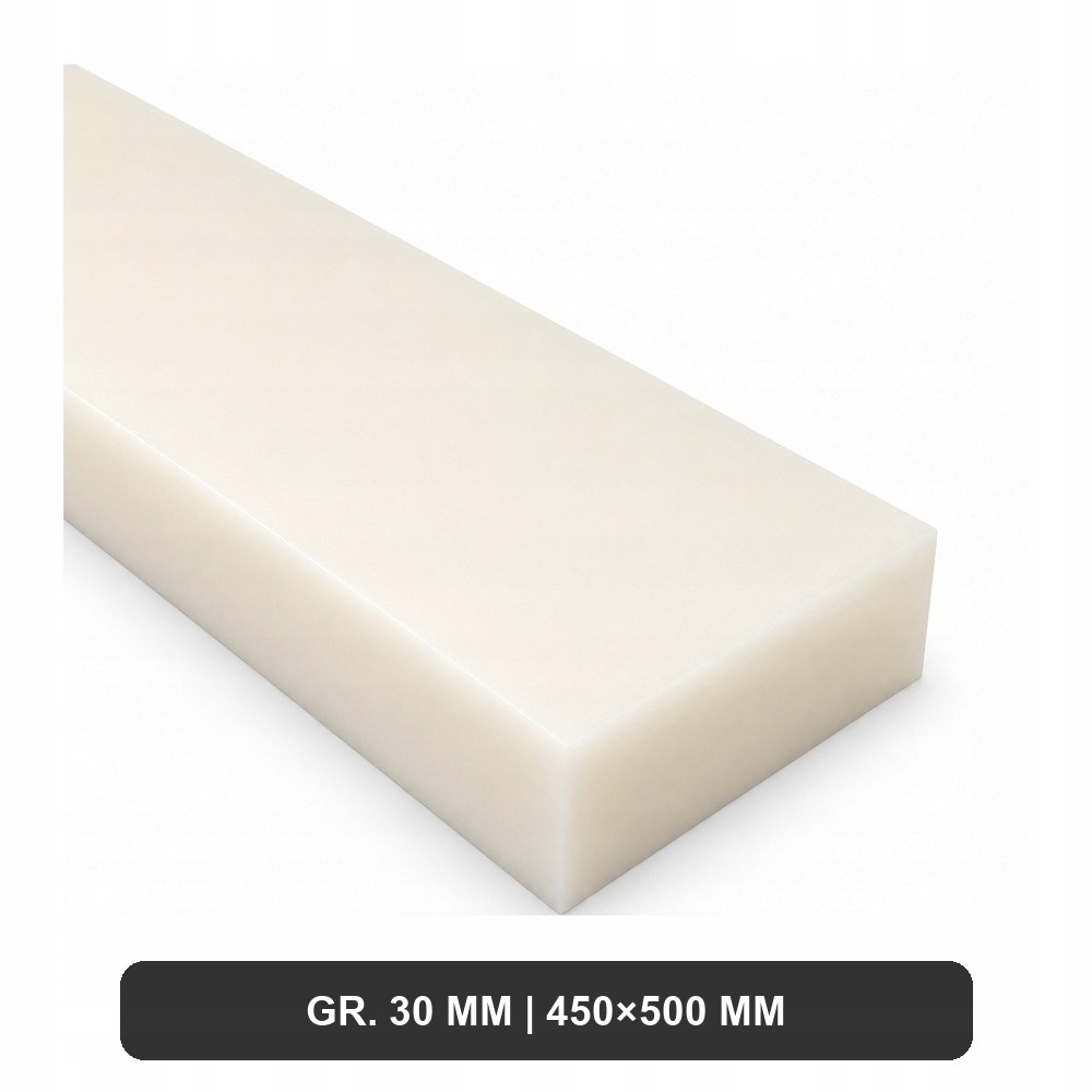 Pom C Deska 30 MM Natur. 450 X 500 MM