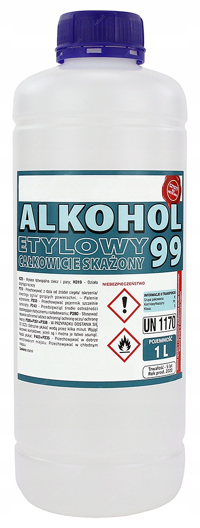 

Czysty Hq Etanol 99,9% Spirytus Odwodniony 1L