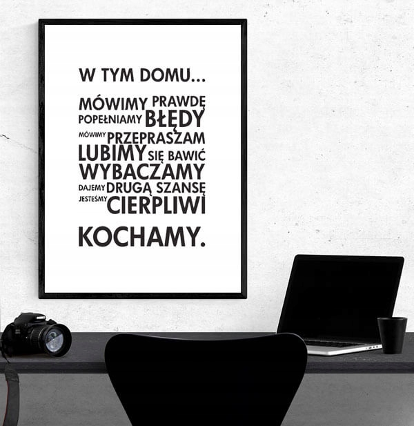 W Tym Domu Mówimy Prawdę - plakat 100x140 cm Marka inna