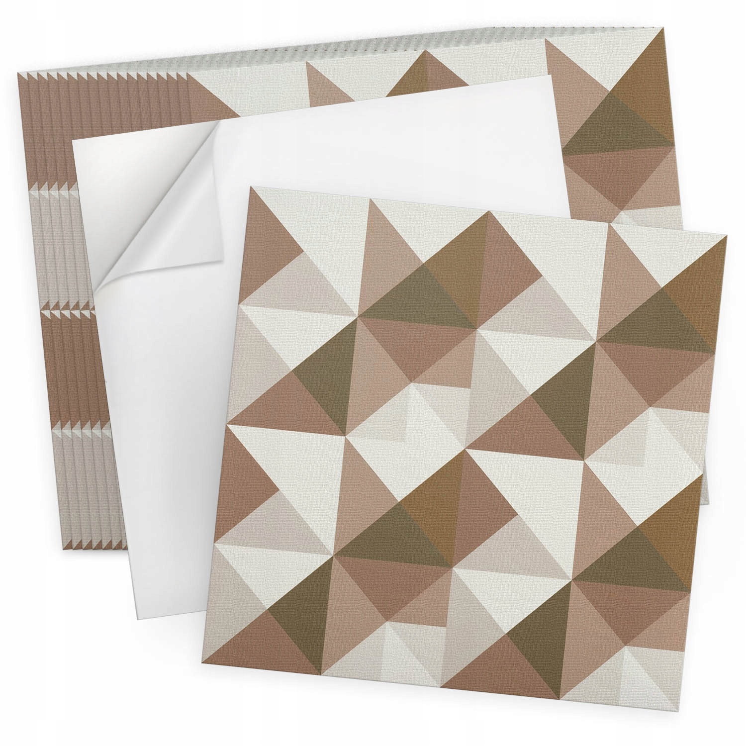 Sada Pvc vinylových dlaždic 20 ks 20x20 cm Geometrie v trojúhelníkech