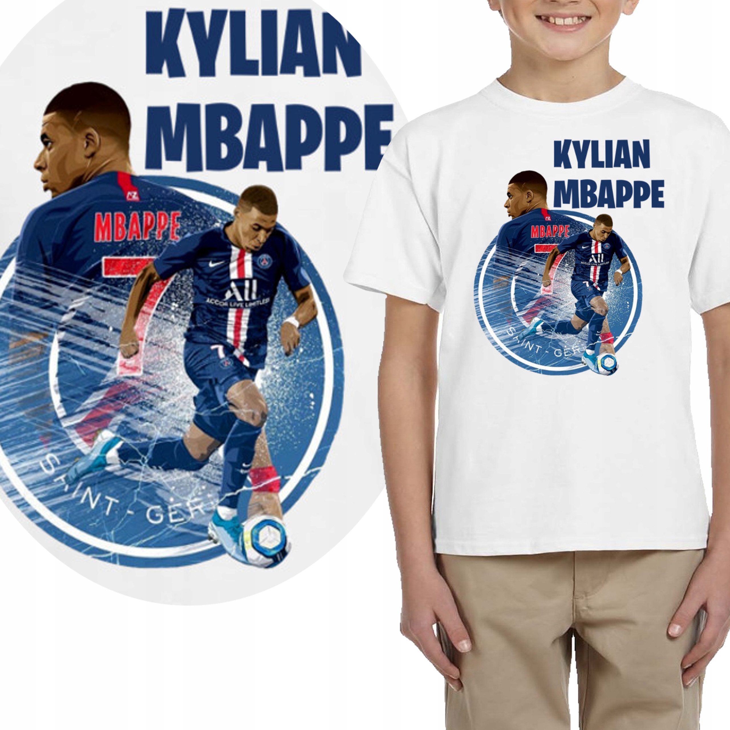 

Koszulka Dziecięca Mbappe Francja Psg 128 3179