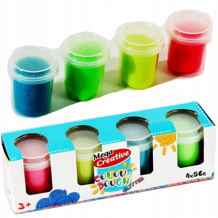 

Ciasto-masa 4 Ciasto-lina Plastyczna Brokat