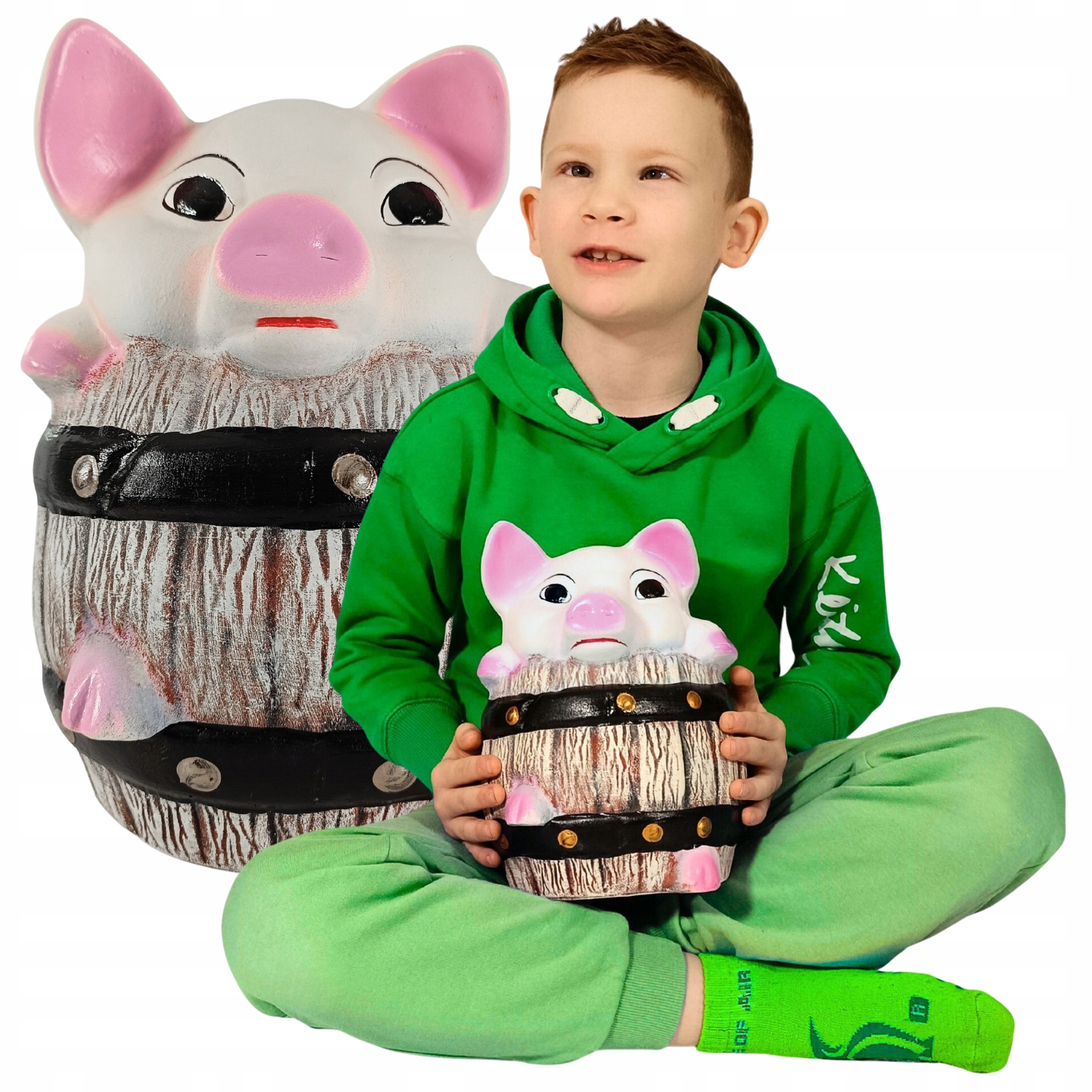 Tradiční keramická pokladnička prasátko velké XL pro děti