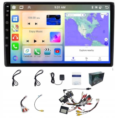 Android Rádio S Navigací Audi A4 B6 B7 Bt Wifi Gps Usb Carplay 4GB 64GB