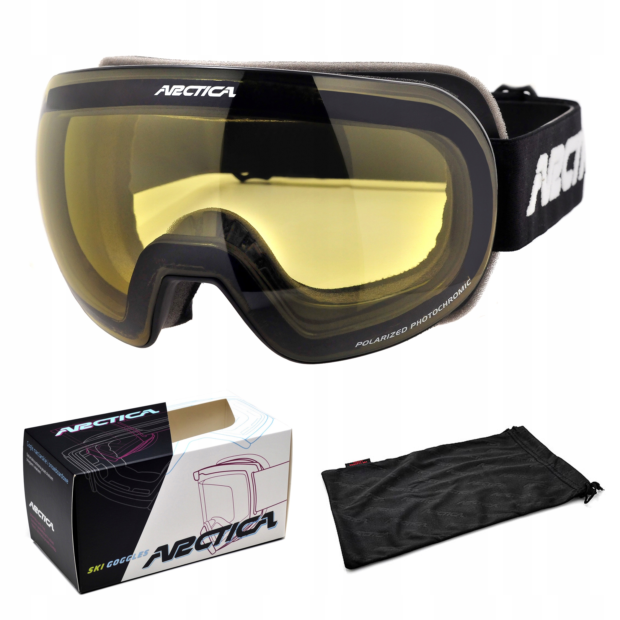 Lyžařské Brýle Na Brýle Fotochromatické S Polarizací Arctica G-104FP