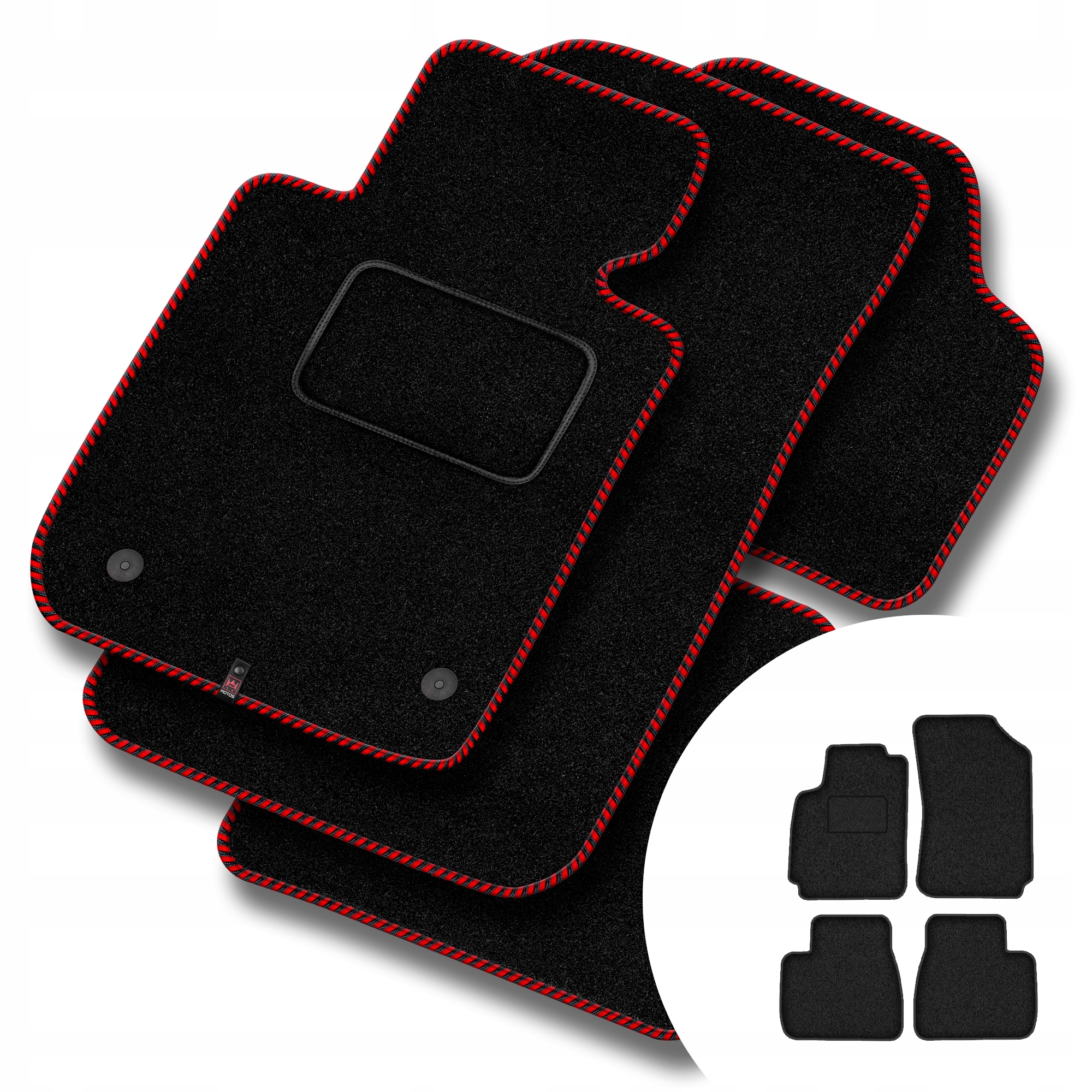 Velurové koberce Streak pro Citroen C4 Cactus 2014-2020