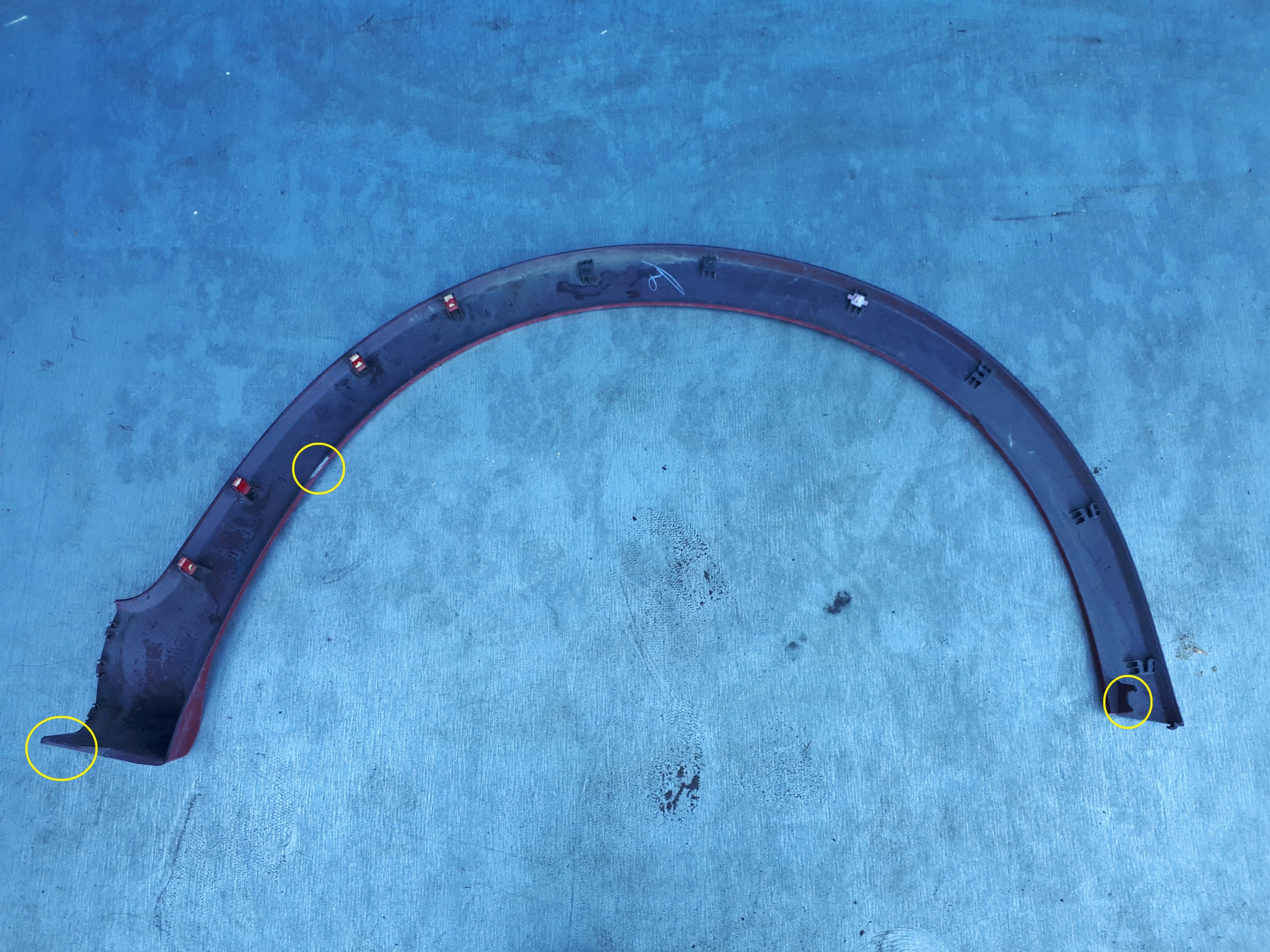 HONDA CIVIC HB UFO TYPE R 06 11 LISTWA LEWY TYL Part number 744150 SMR E0
