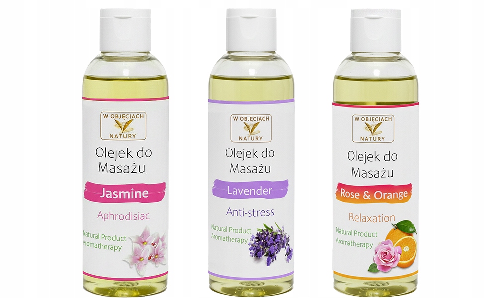 Olejek Do Masażu Zestaw Afrodyzjak, Relaks, Anti Stress