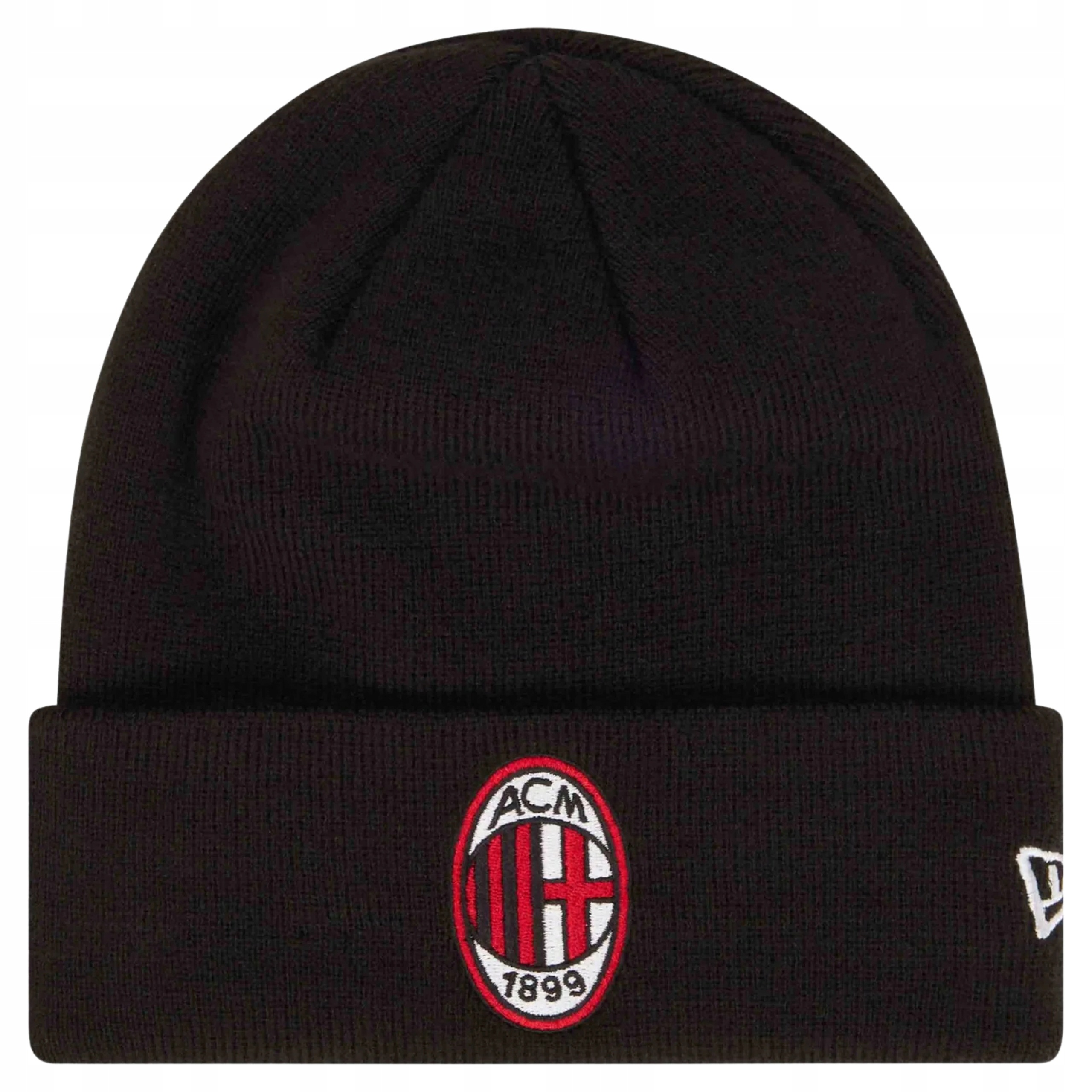Čepice Beanie New Era X Ac Milan Pánská Dámská One Size Černá s logem