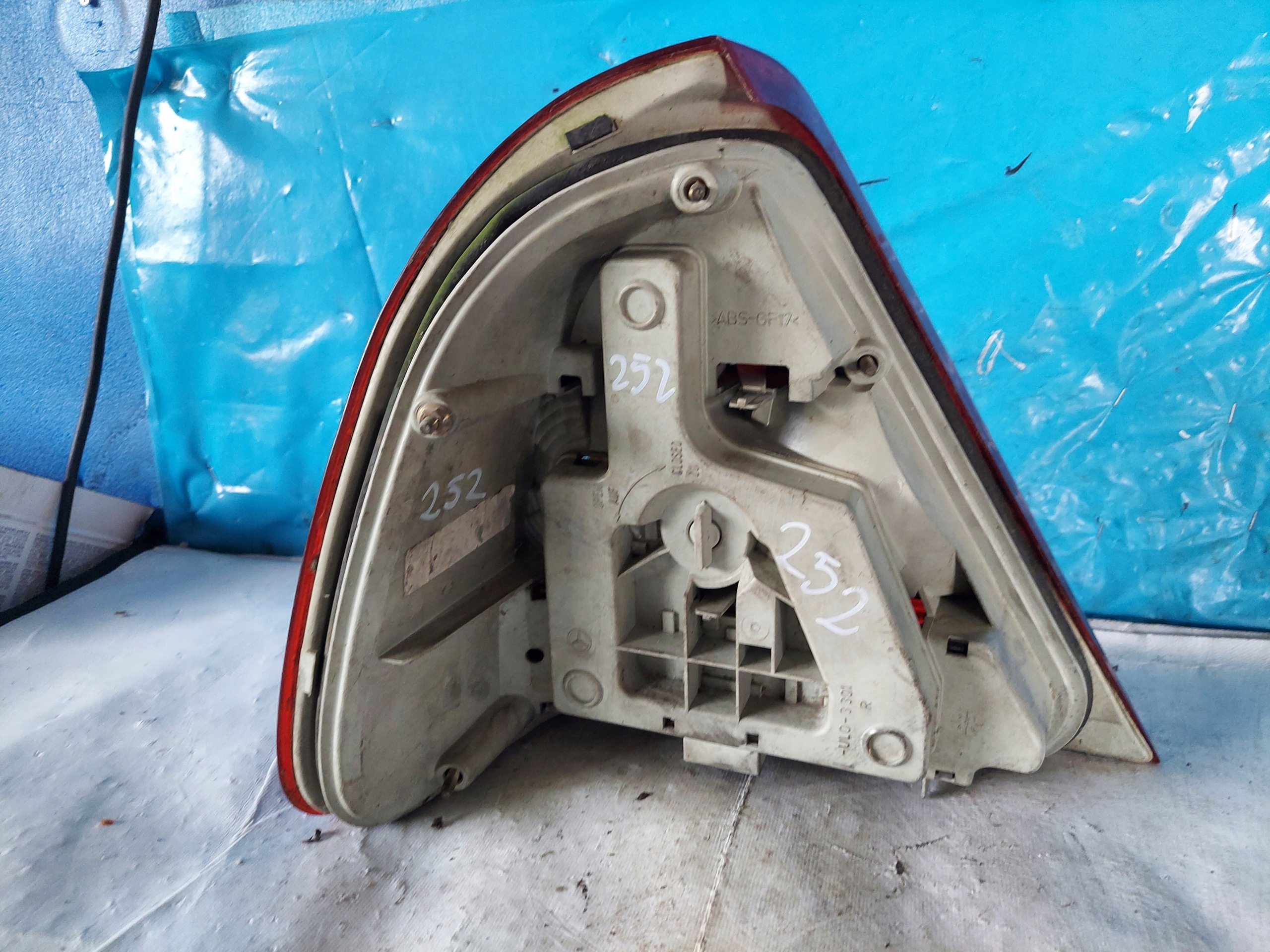 light MERCEDES W202 sedan right rear part