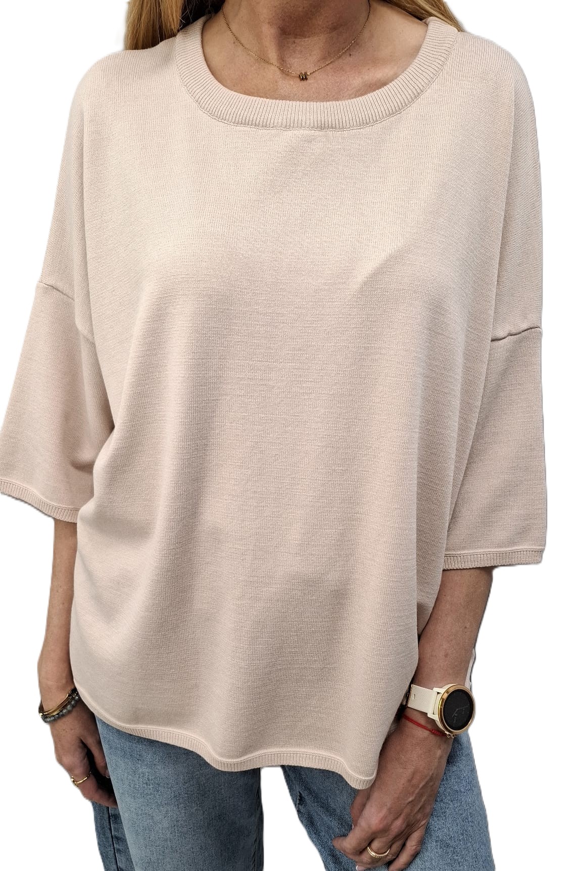 Yarn Premium Svetrová halenka Pudrová Růžová Novinka